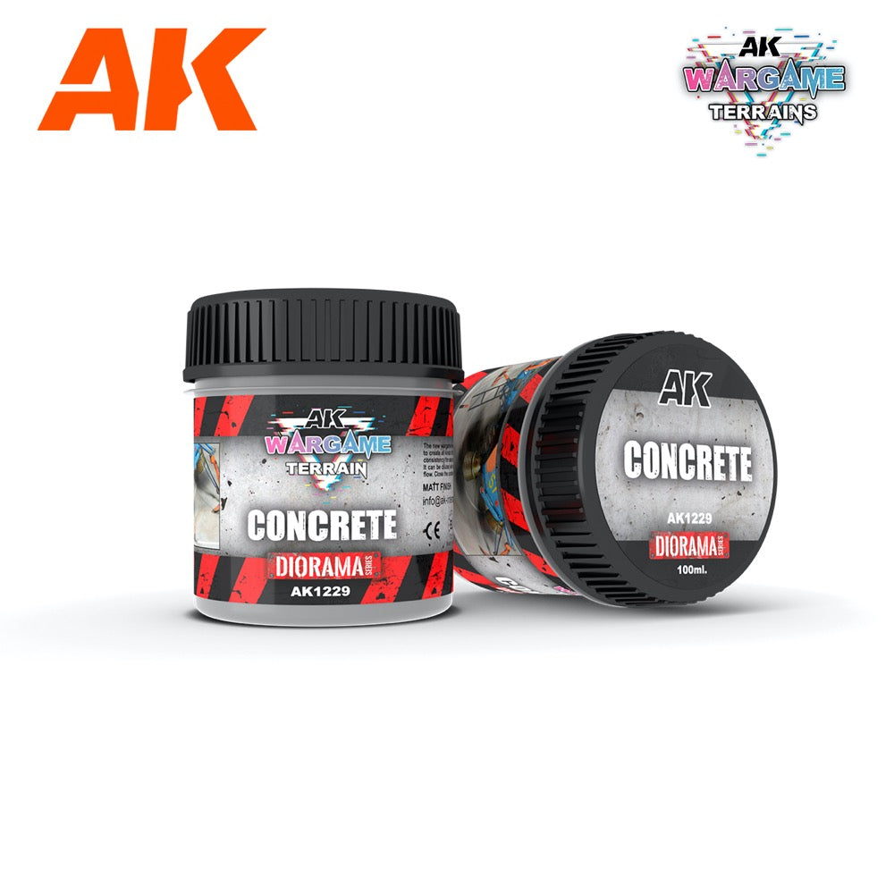 AK Interactive AK1229 Concrete Enamel Liquid Pigment 100ml