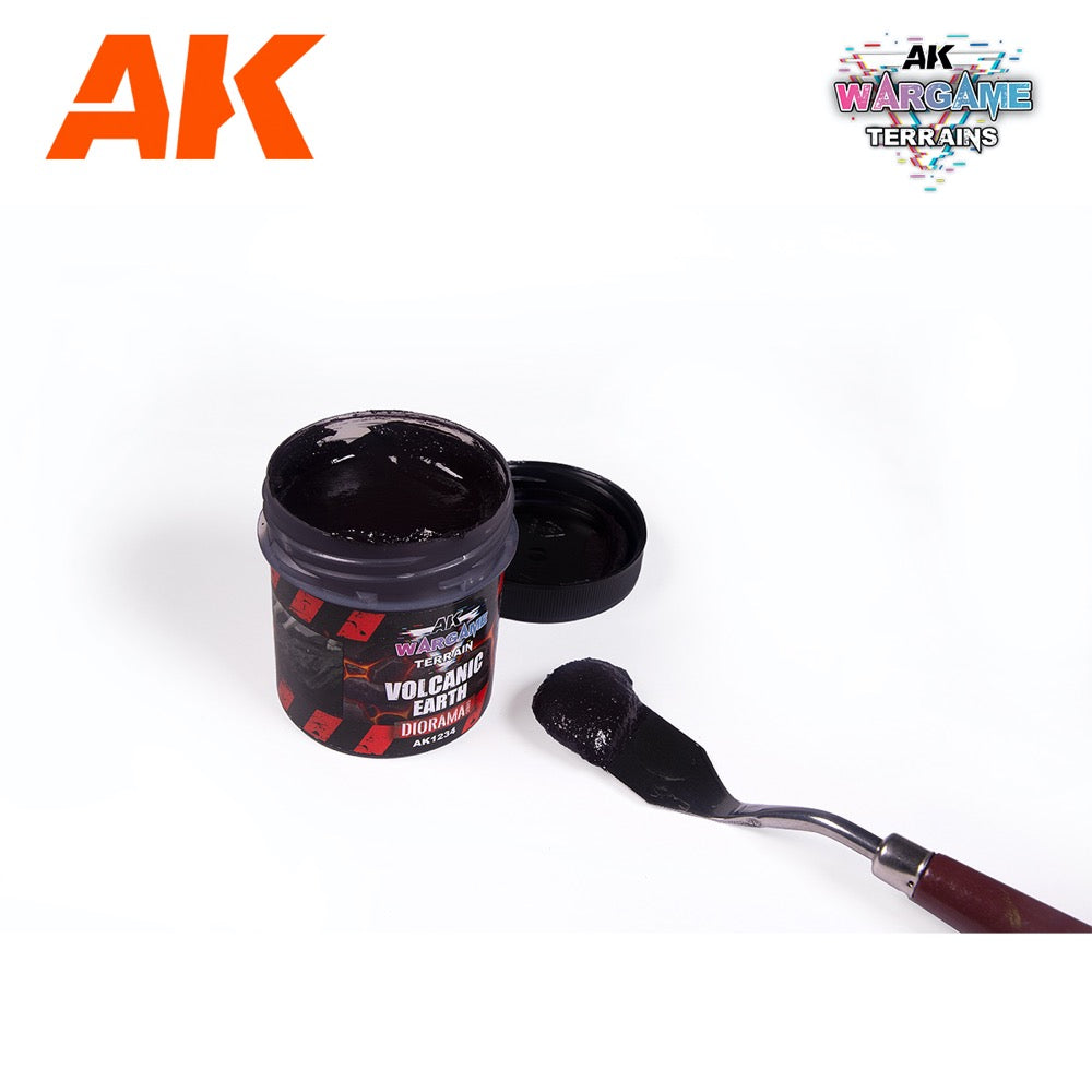 AK Interactive AK1234 Volcanic Earth Enamel Liquid Pigment 100ml