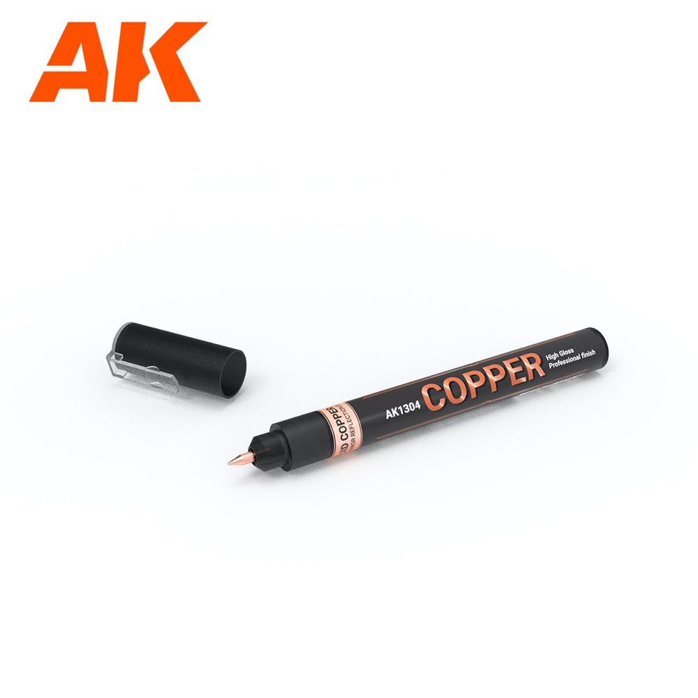 AK Interactive 1300 Metallic Markers 4 Colour Set