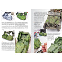 AK Interactive AK130004 Technicals Modeling Modern Light Vehicles From 1950s and Beyond English and French By Max Lemaire