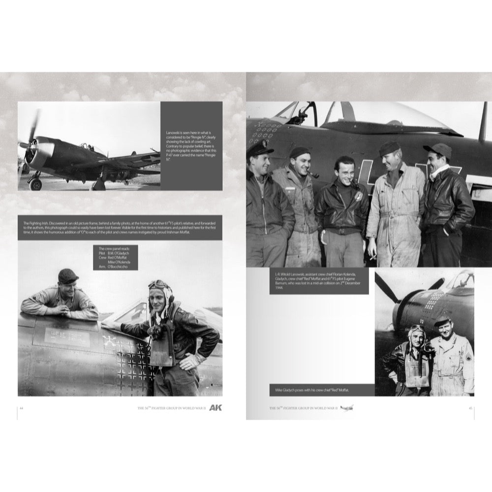 Ak Interactive 130005 The 56TH Fighter Group in World War II 18TH April 1944 TO V-E Day and Beyond includes Decal Sheet