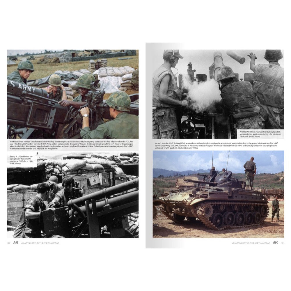 AK Interactive 130007 Book American Artillery In Vietnam Vol.2 English