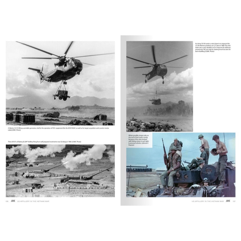 AK Interactive 130007 Book American Artillery In Vietnam Vol.2 English