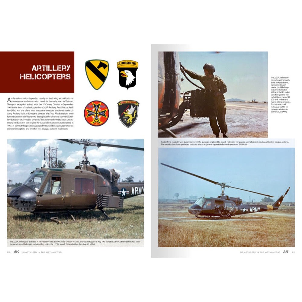 AK Interactive 130007 Book American Artillery In Vietnam Vol.2 English