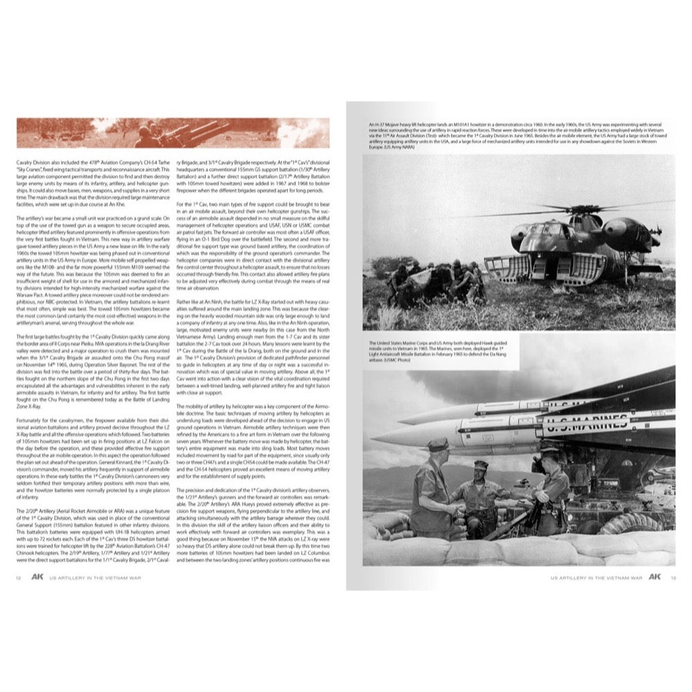 AK Interactive 130007 Book American Artillery In Vietnam Vol.2 English