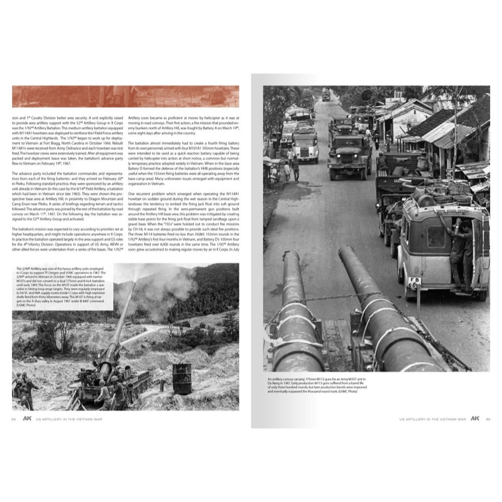 AK Interactive 130007 Book American Artillery In Vietnam Vol.2 English