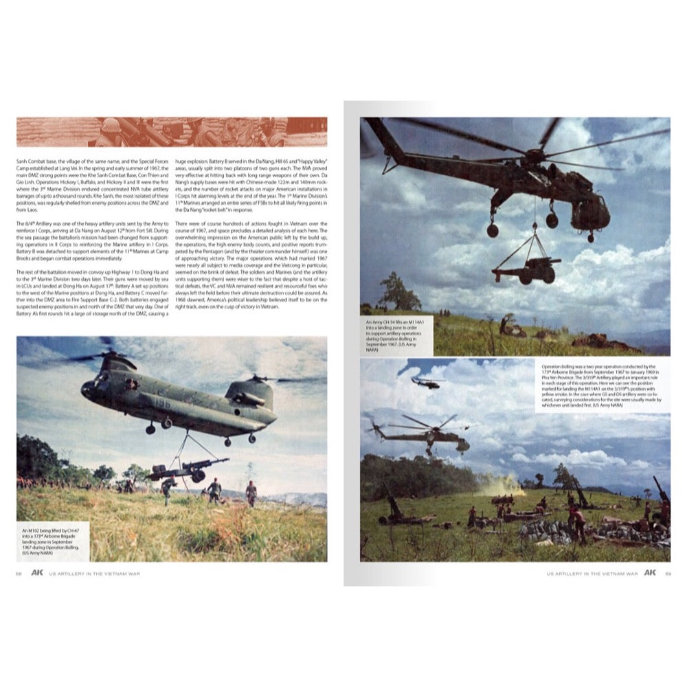 AK Interactive 130007 Book American Artillery In Vietnam Vol.2 English