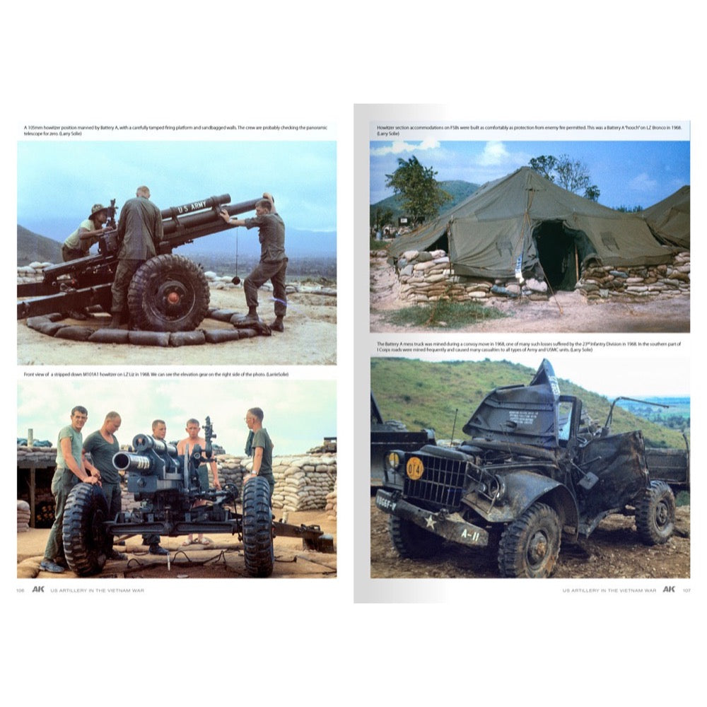 AK Interactive 130007 Book American Artillery In Vietnam Vol.2 English