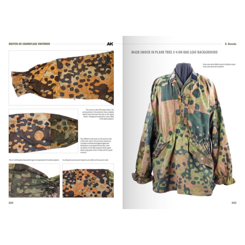 AK Interactive 130008 Book Waffen-SS Camouflage Uniforms English