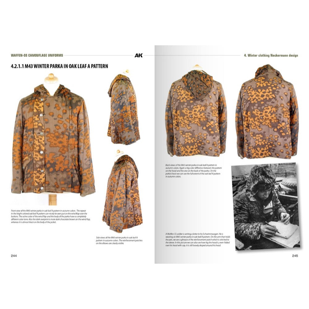 AK Interactive 130008 Book Waffen-SS Camouflage Uniforms English