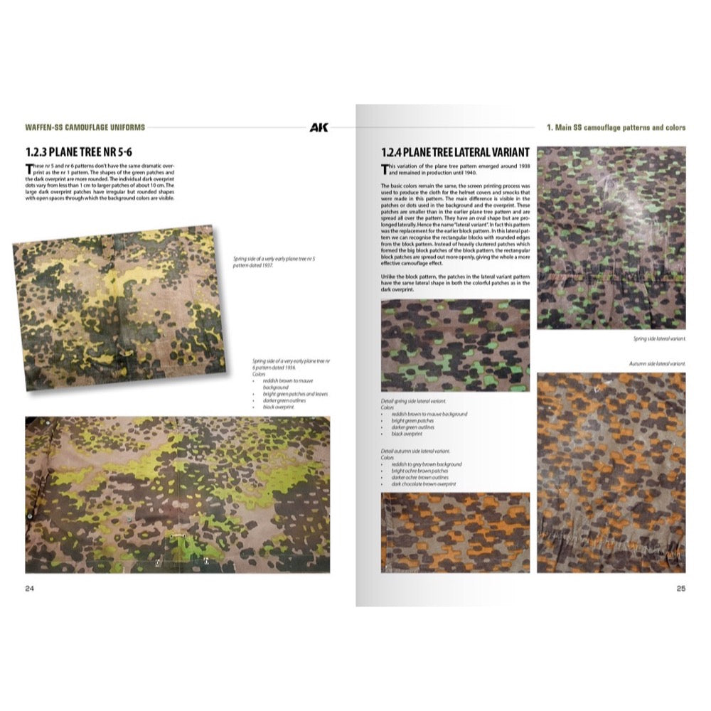 AK Interactive 130008 Book Waffen-SS Camouflage Uniforms English