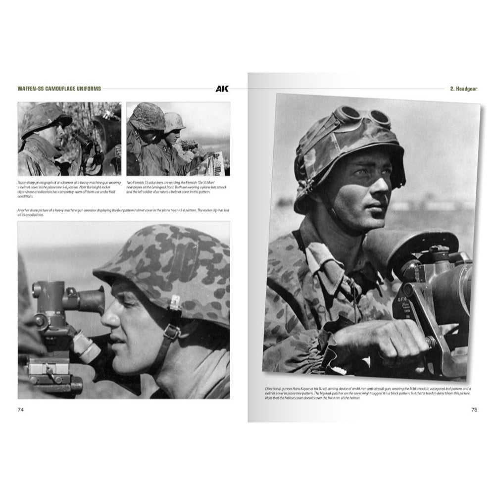 AK Interactive 130008 Book Waffen-SS Camouflage Uniforms English