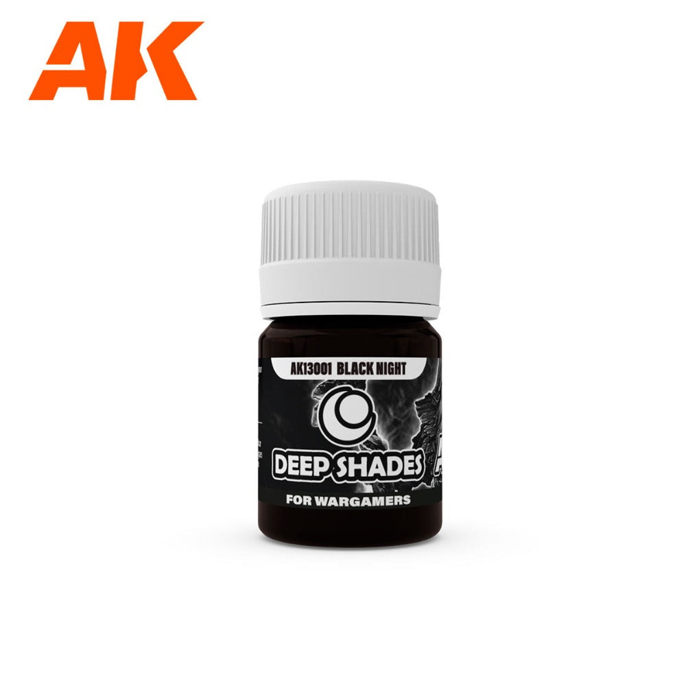 AK Interactive AK13001 Wargame Deep Shades Black Night 30ml