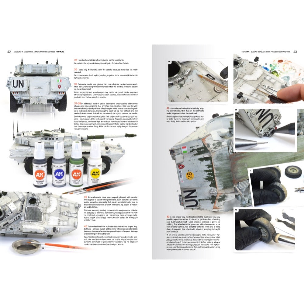AK Interactive AK130017 Modeling Modern Armored Fighting 8X8 Vehicles