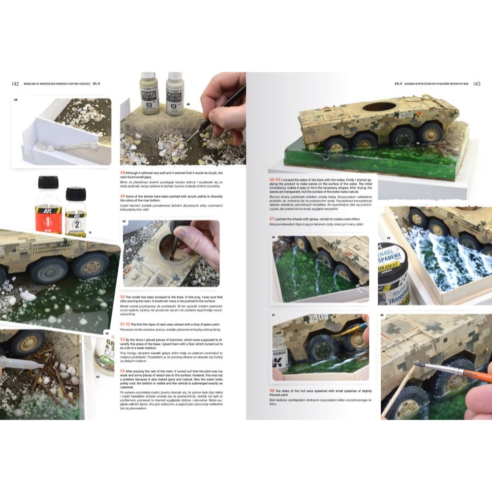 AK Interactive AK130017 Modeling Modern Armored Fighting 8X8 Vehicles