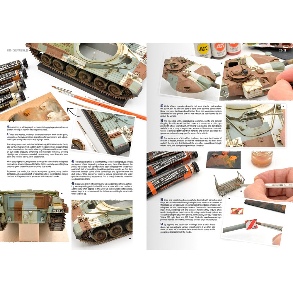 AK Interactive 130021 Book MBT Modern Battle Tanks English