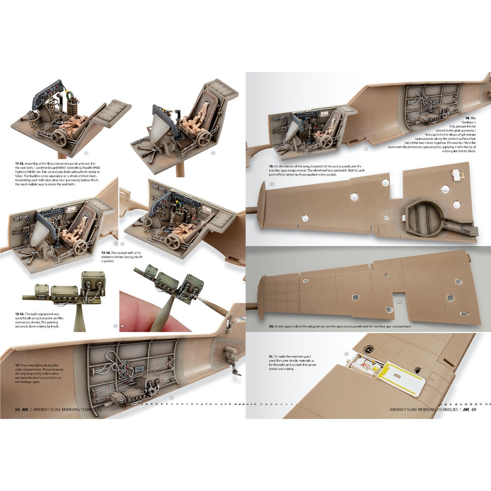 AK Interactive 130022 Book Aircraft Scale Models Techniques Eduard English