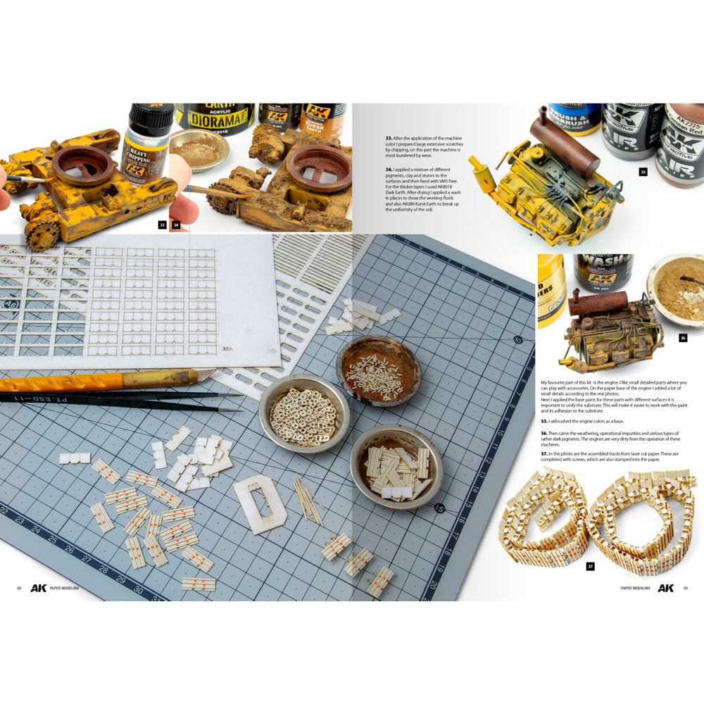 AK Interactive 130024 Book Paper Modeling Techniques