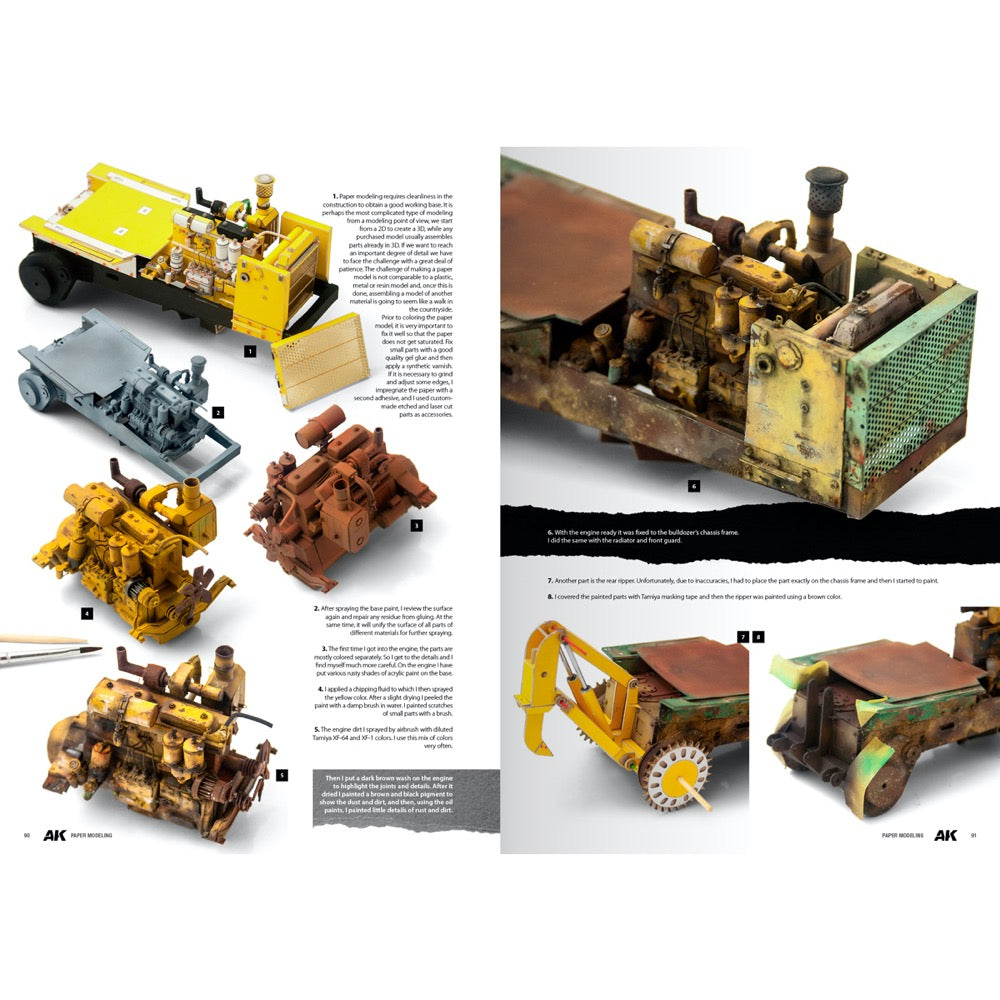 AK Interactive 130024 Book Paper Modeling Techniques