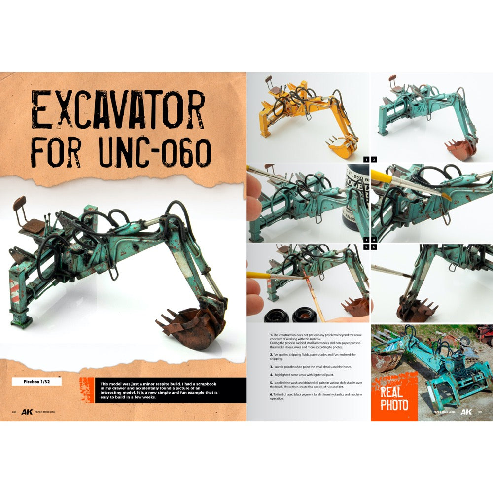 AK Interactive 130024 Book Paper Modeling Techniques