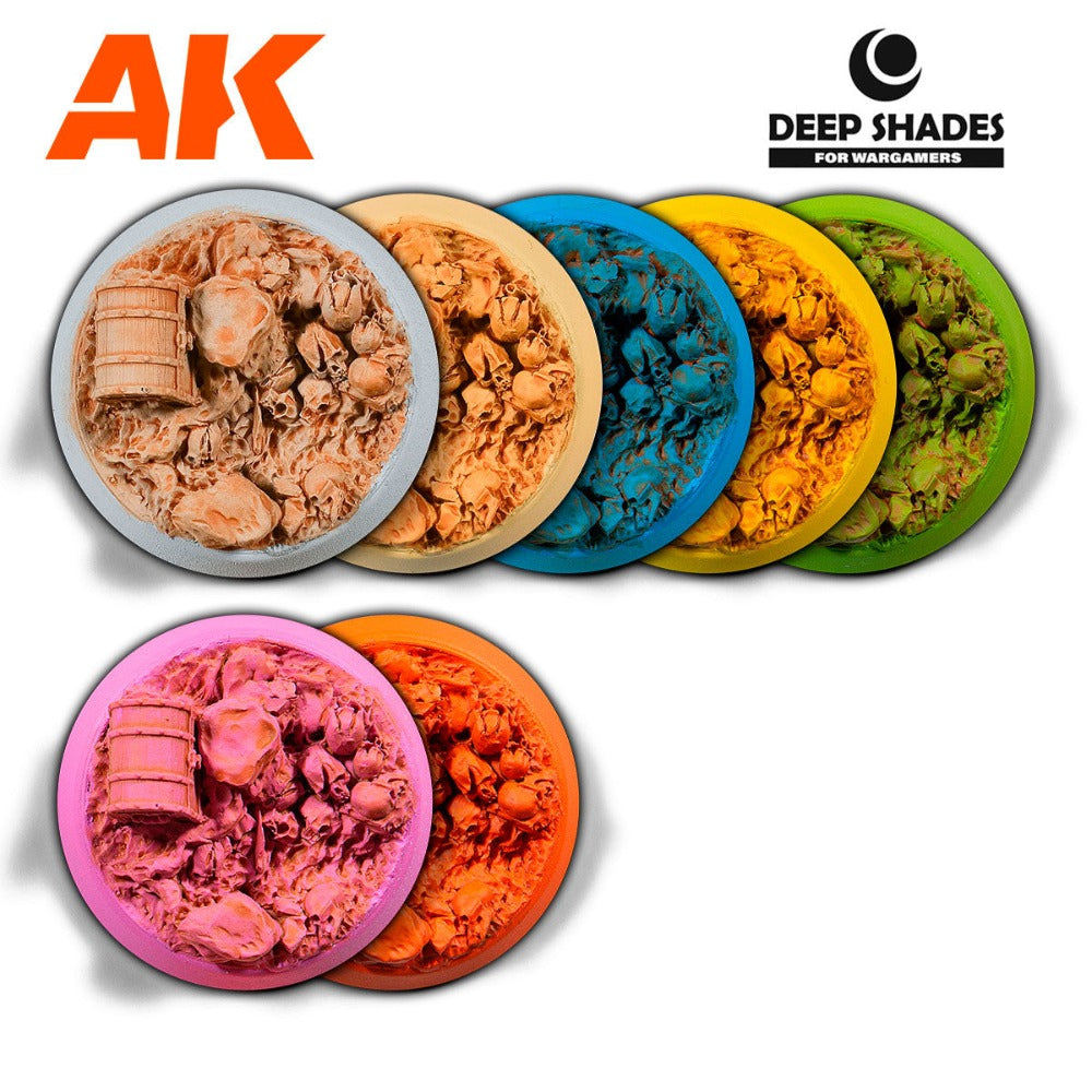 AK Interactive AK13004 Wargame Deep Shades Hazel Brown 30ml