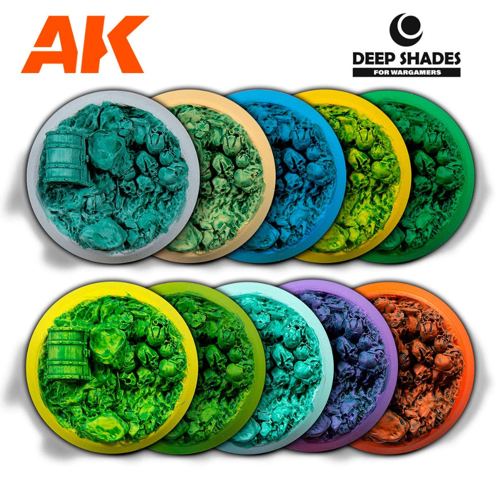 AK Interactive AK13007 Wargame Deep Shades Greendark 30ml