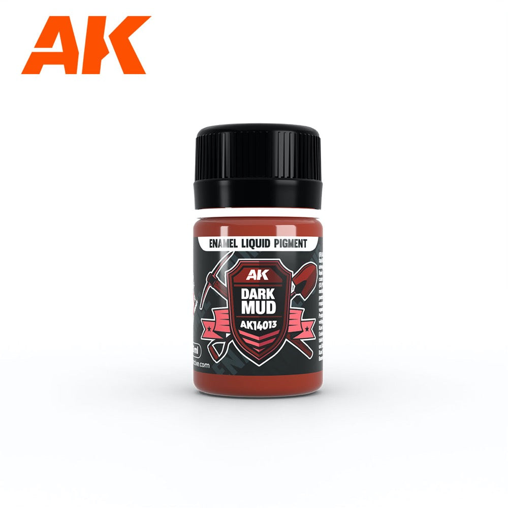 AK Interactive AK14013 Dark Mud Liquid Pigment 35ml