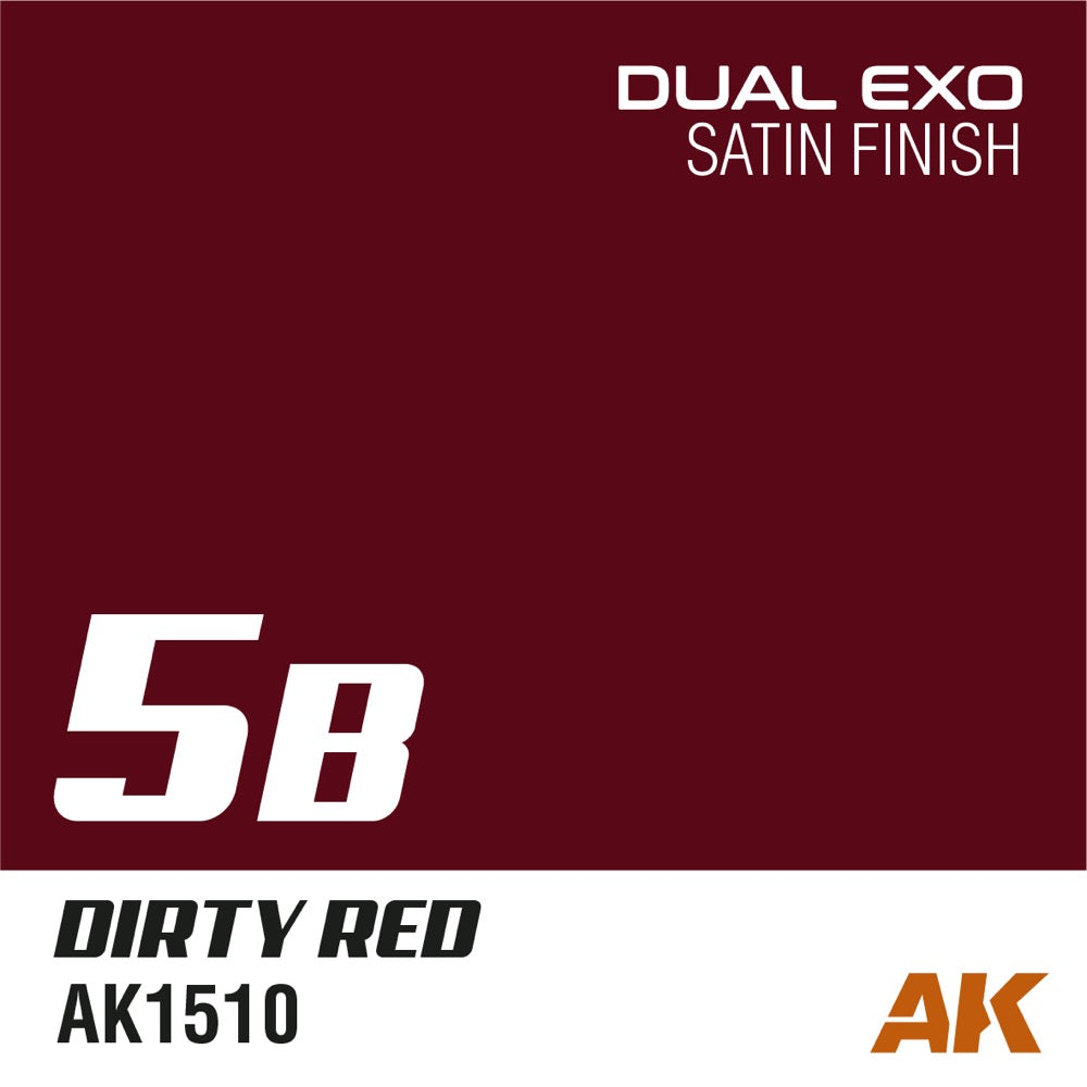 AK Interactive AK1510 Dual Exo Sc-Fi 5B Dirty Red 60ml