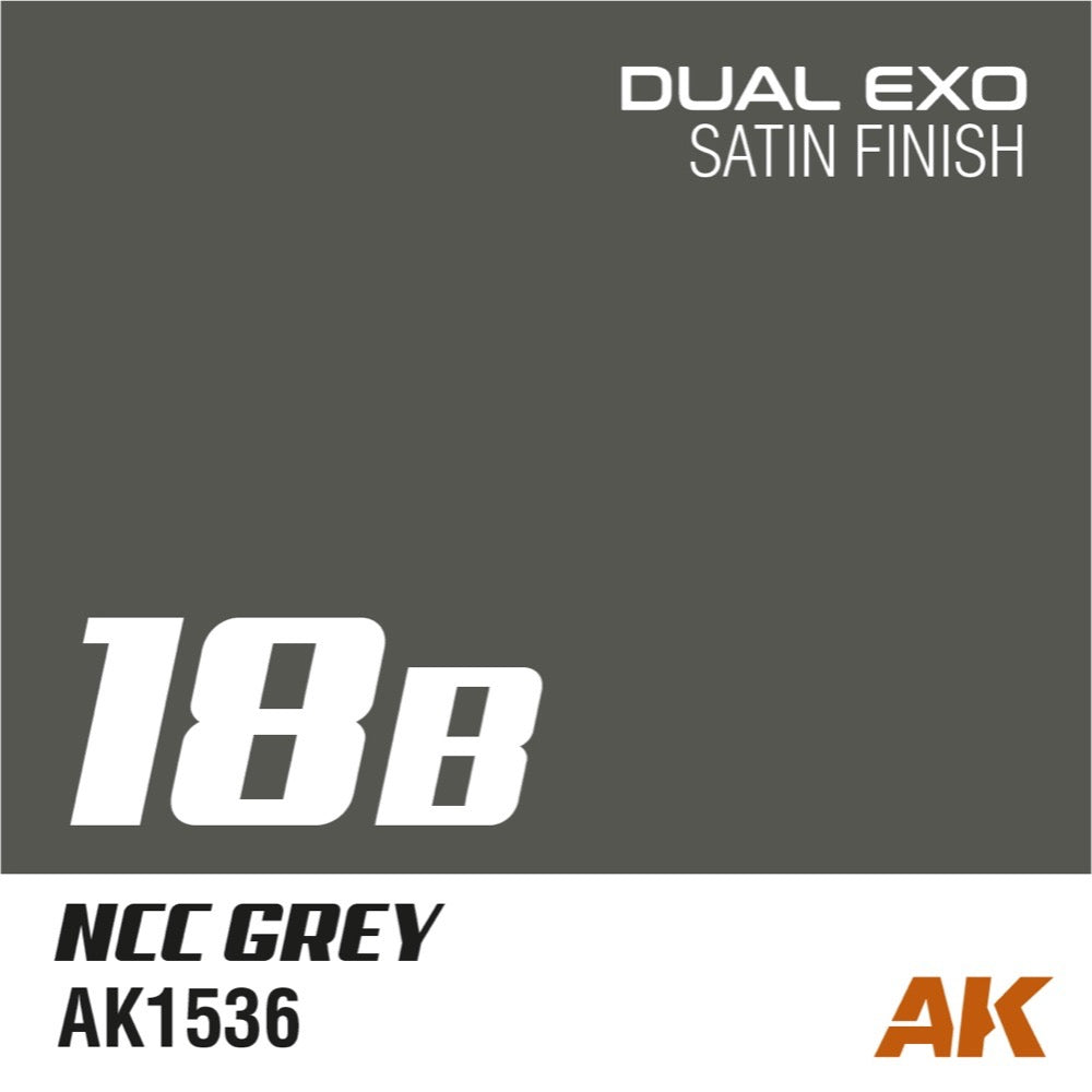 AK Interactive AK1536 Dual Exo Sc-Fi 18B Ncc Grey 60ml
