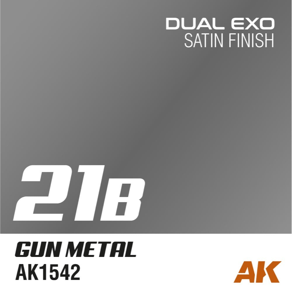AK Interactive AK1542 Dual Exo Sc-Fi 21B Gun Metal 60ml