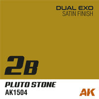 AK Interactive AK1544 Dual Exo Set 2 2A Solar Yellow and 2B Pluto Stone