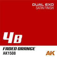 AK Interactive AK1546 Dual Exo Set 4 4A Pure Orange and 4B Faded Orange