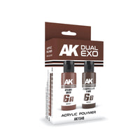 AK Interactive AK1548 Dual Exo Set 6 6A Oxide Red and 6B Propeller Fire