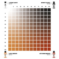 AK Interactive AK1549 Dual Exo Set 7 7A Light Brown and 7B Asteroid Brown