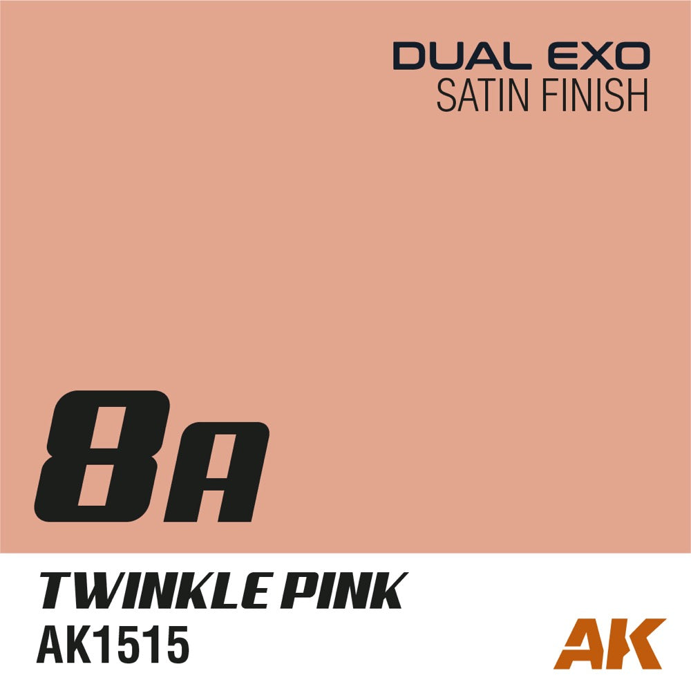 AK Interactive AK1550 Dual Exo Set 8 8A Twinkle Pink and 8B Chars Pink