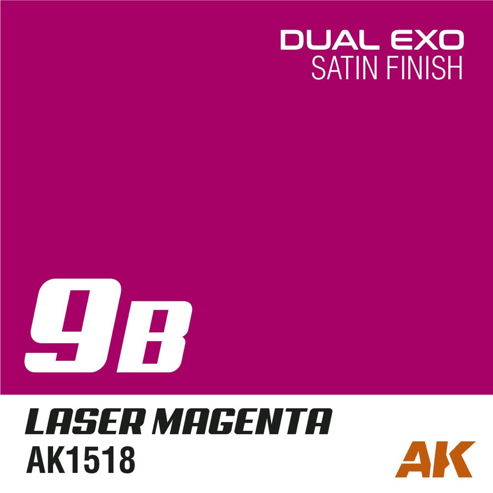AK Interactive AK1551 Dual Exo Set 9 9A Ranger Pink and 9B Laser Magenta
