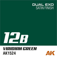 AK Interactive AK1556 Dual Exo Set 12 12A Alien Green and 12B Viridian Green