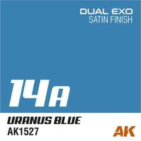AK Interactive AK1558 Dual Exo Set 14 14A Uranus Blue and 14B Cobalt Blue