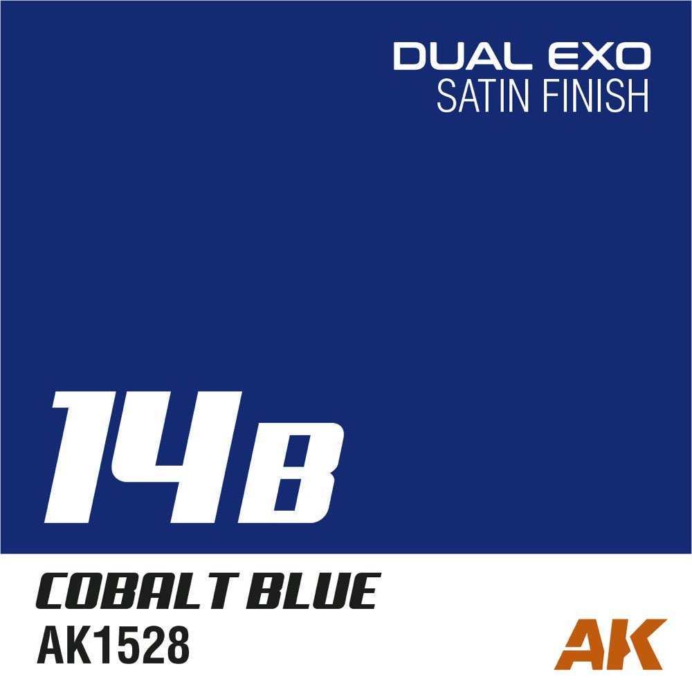 AK Interactive AK1558 Dual Exo Set 14 14A Uranus Blue and 14B Cobalt Blue