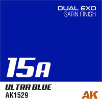 AK Interactive AK1559 Dual Exo Set 15 15A Ultra Blue and 15B Almirant Blue