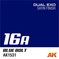 AK Interactive AK1560 Dual Exo Set 16 16A Blue Bolt and 16B Turbo Blue
