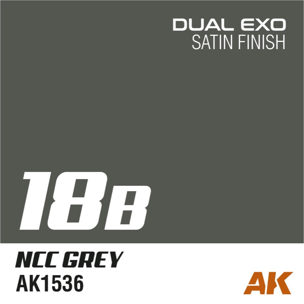 AK Interactive AK1562 Dual Exo Set 18 18A Starship Grey and 18B Ncc Grey