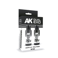 AK Interactive AK1563 Dual Exo Set 19 19A Cosmic Dust and 19B Infinity Black