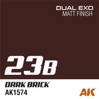 AK Interactive AK1574 Dual Exo Scenery 23B Dark Brick 60ml