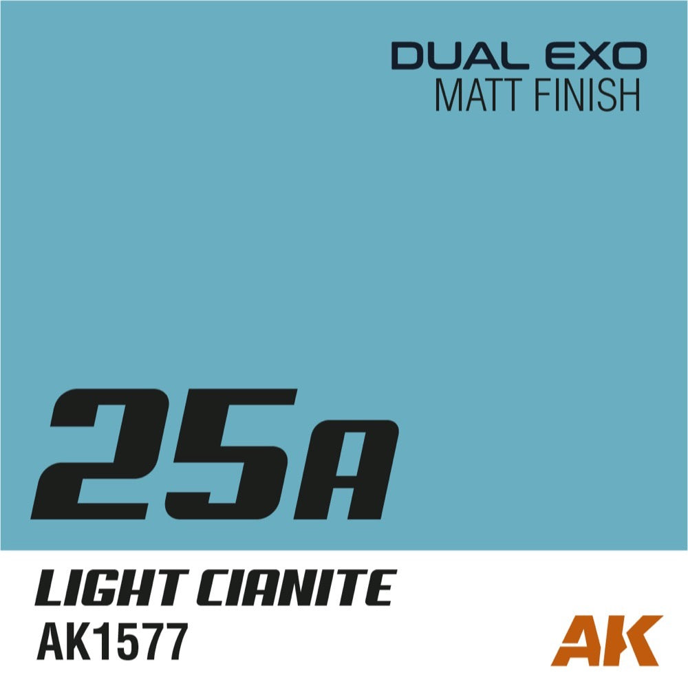 AK Interactive AK1577 Dual Exo Scenery Scenery- 25A Light Cianite 60ml