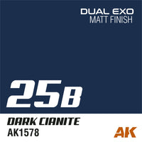 AK Interactive AK1578 Dual Exo Scenery 25B Dark Cianite 60ml