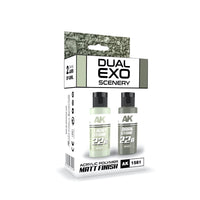 AK Interactive AK1581 Dual Exo Set 22 22A Light Stone and 22B Dark Stone