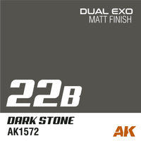 AK Interactive AK1581 Dual Exo Set 22 22A Light Stone and 22B Dark Stone