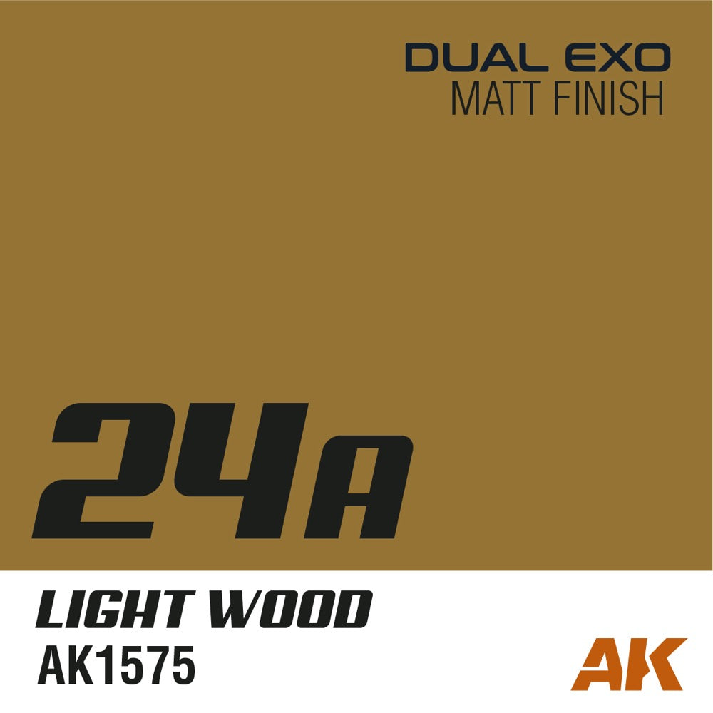 AK Interactive AK1583 Dual Exo Set 24 24A Light Wood and 24B Dark Wood
