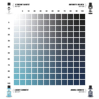 AK Interactive AK1584 Dual Exo Set 25 25A Light Cianite and 25B Dark Cianite